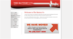 Desktop Screenshot of batteryco.com.au